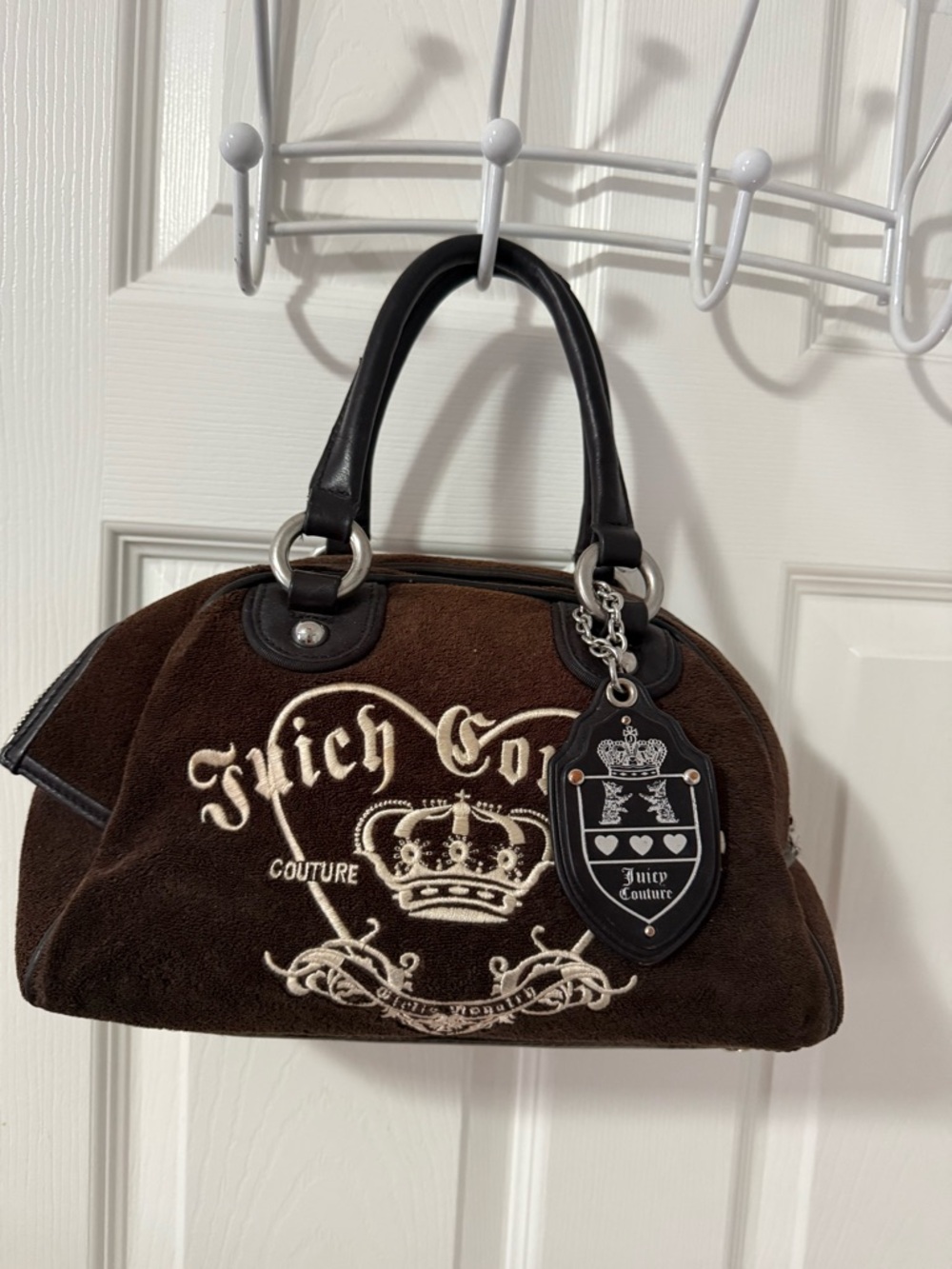 Vintage Juicy Couture Velour bowler bag